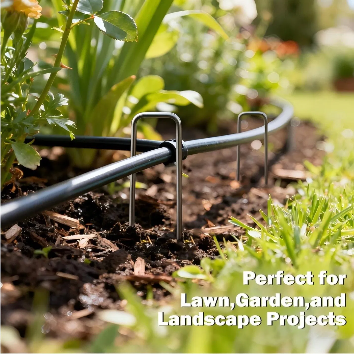 Best Quality Garden Galvanised U Shaped Curved Grass Cloth Nails