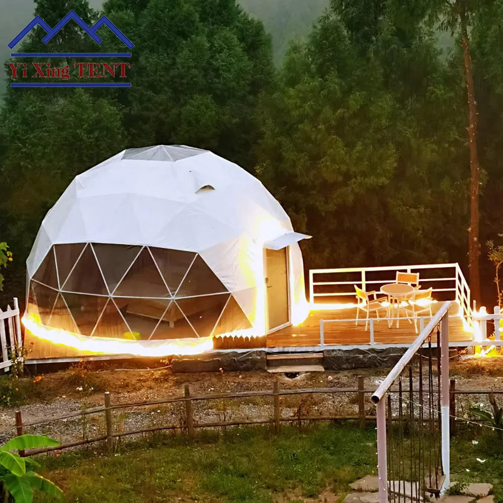 Outdoor Luxury Glamping Dome Tent House with Bathroom for Camping