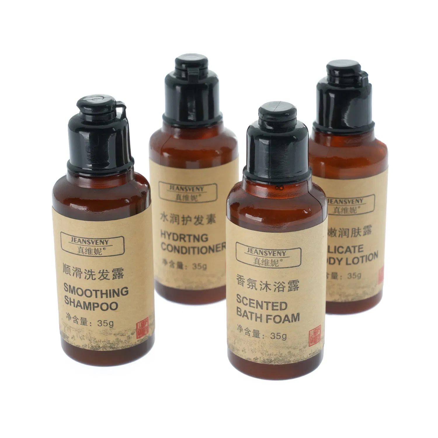 Hotel Supplies Amenities Squeeze Hair Shampoo and Conditioner Hotel Toiletries Set