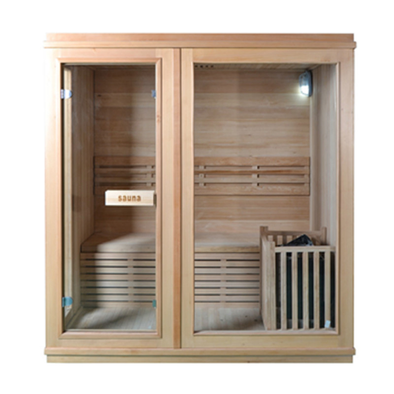 High End Luxury Custom Canadian Cedar Outdoor Traditional Steam Sauna Room