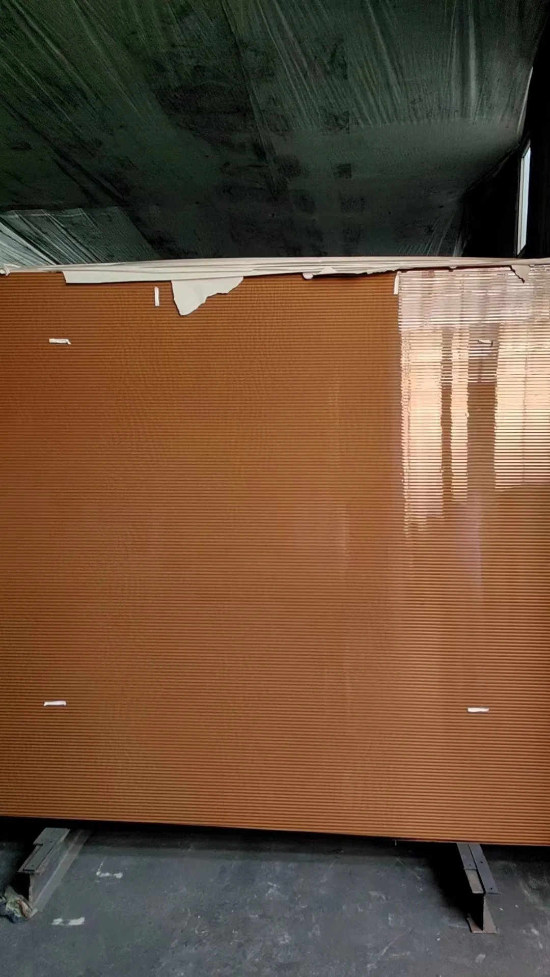 5mm 6mm 8mm Tinted Brown Grey Moru Fluted Reeded Colored Patterned Glass