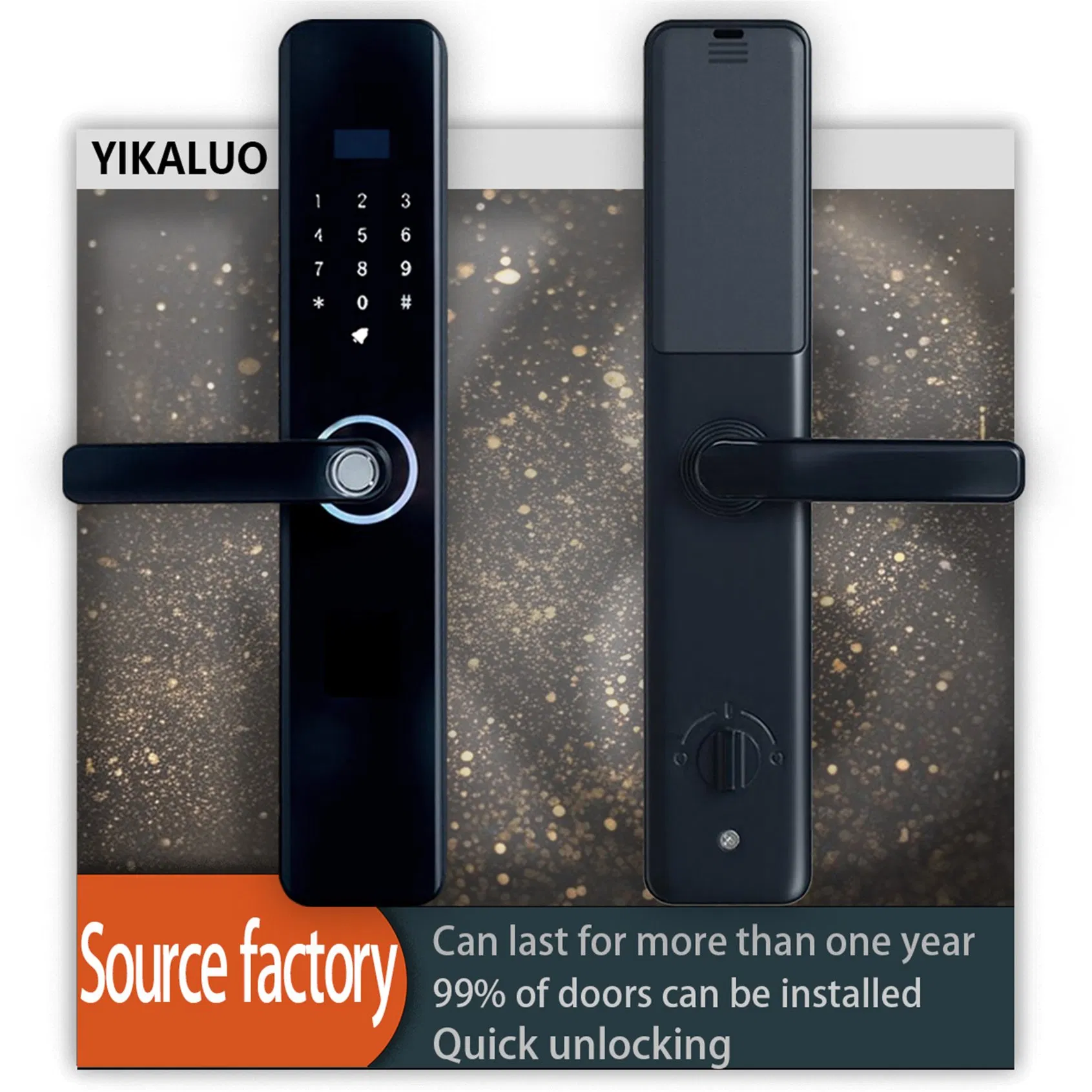 Small Mini Fingerprint Lock Electronic Cabinet Locks Biometric Smart Keyless Box Furniture Drawer Smart Fingerprint Locks