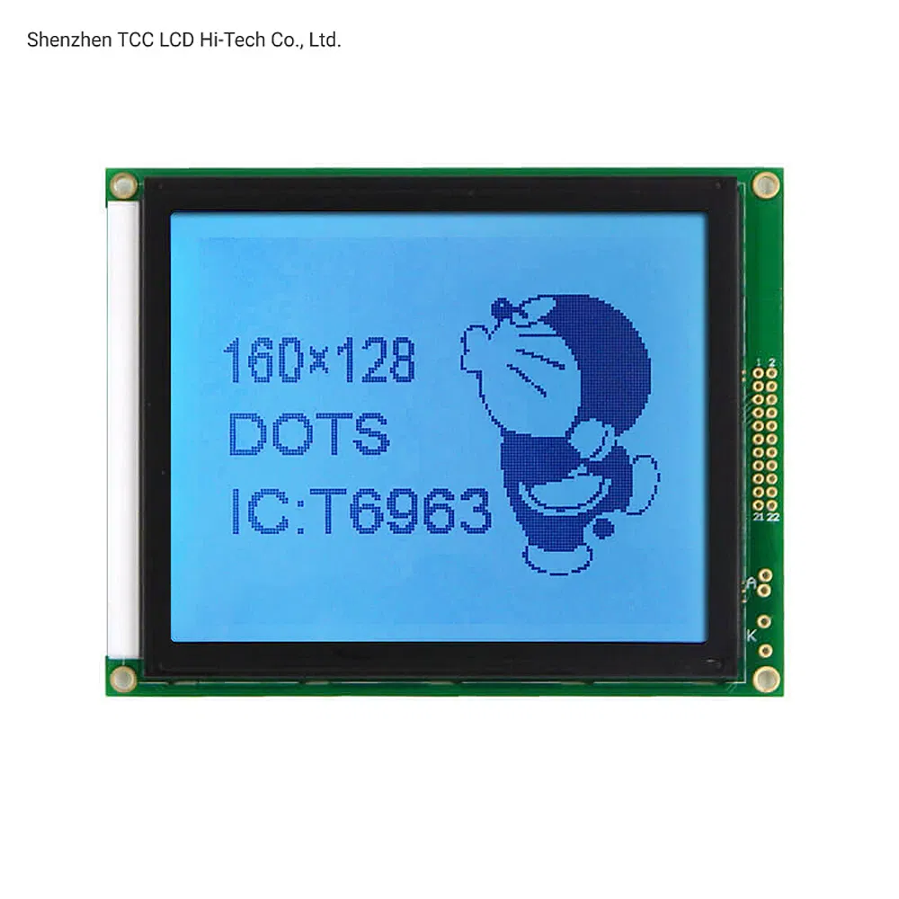 LCD-дисплей 160x128 T6963c, FSTN/STN, 3V/5V