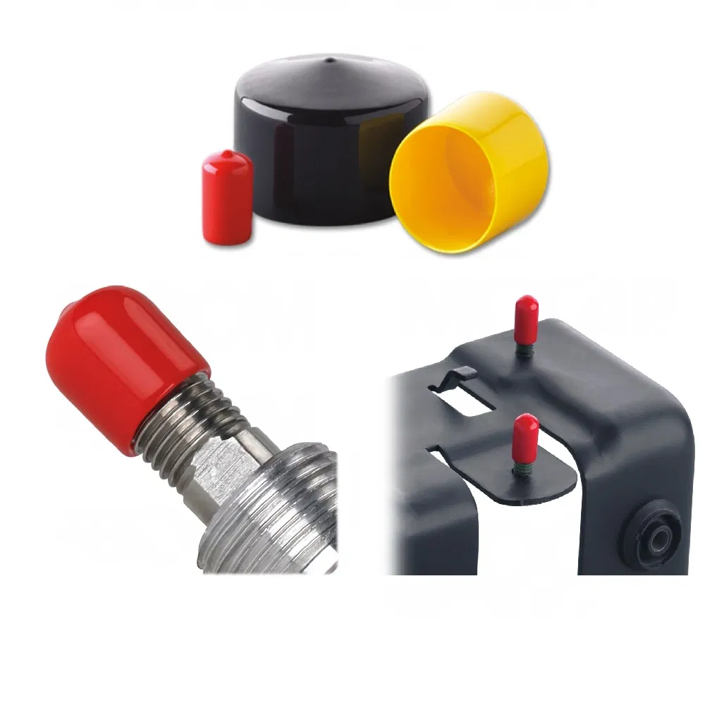 Plastic Rubber Cap Products Dust Cover Bolt Nut Cap Flexible Rubber Screw Cover Vinyl PVC Silicone Protective Tube Pipe Fitting End Cap for Stainless Steel/Rod