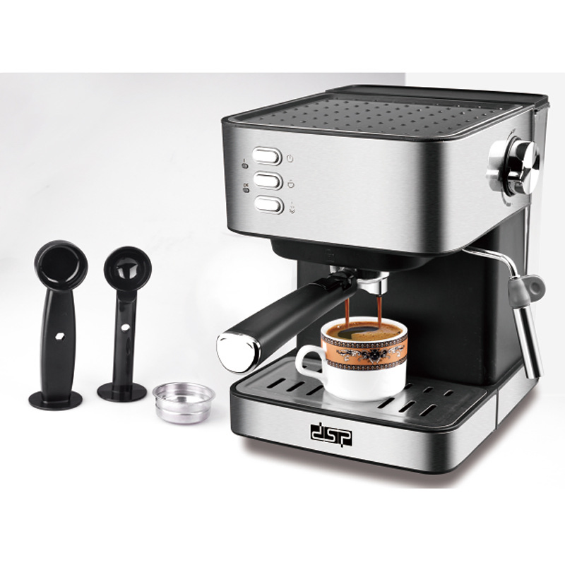 European Standard Italian Espresso Aluminum Semi-Automatic Coffee Maker Machine