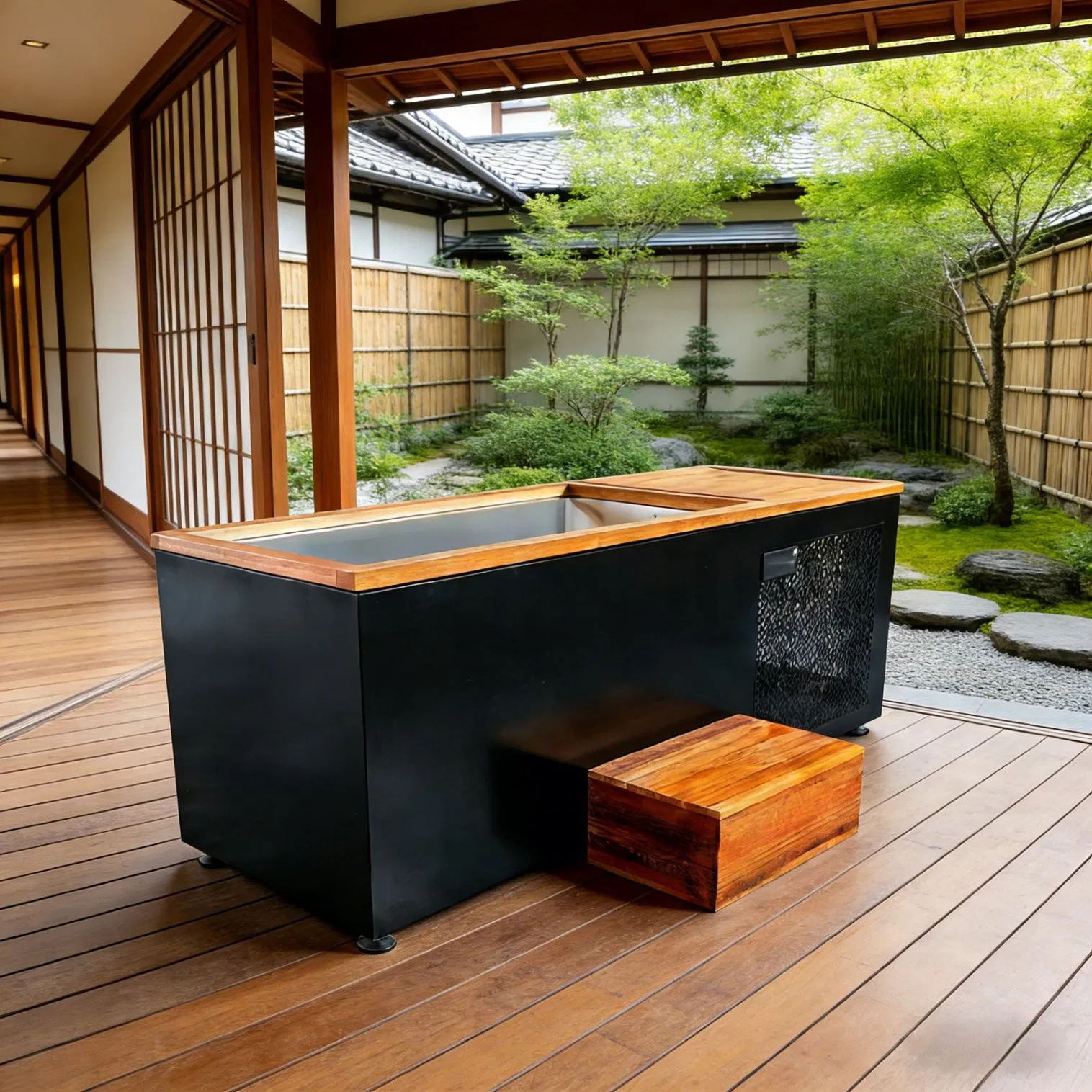 Ванна для ледяных ванн Red Cedar с системой охлаждения