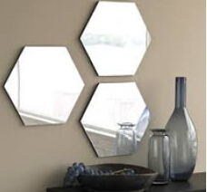 Double Coating Clear Silver Mirror Glass Tile