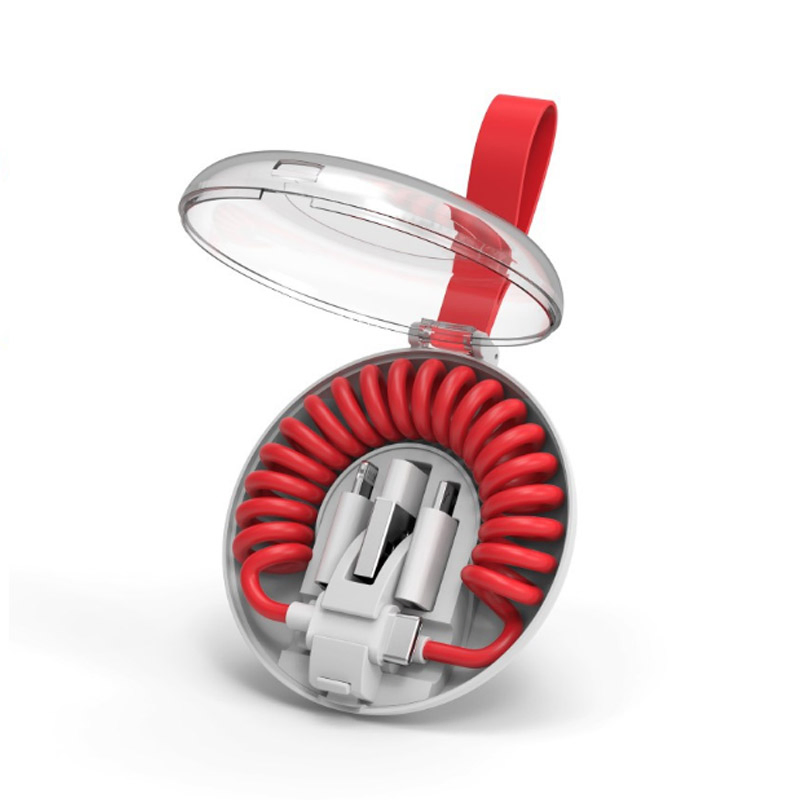 Storage Multi-Function Data Cable 60W 3A Fast Charging Type-C to Type-C Cable