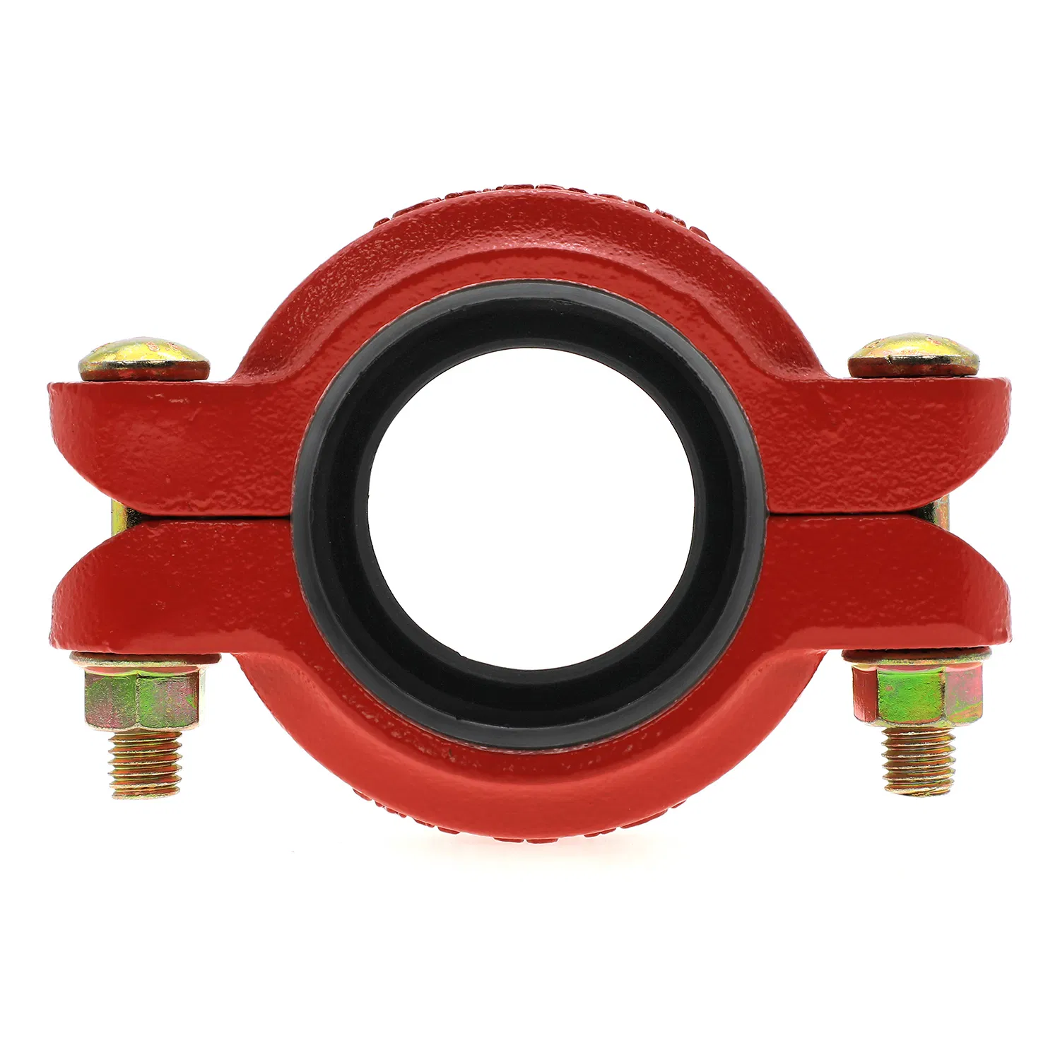 UL FM Approved Grooved Pipe Fitting Rigid Flexible Coupling Red Color