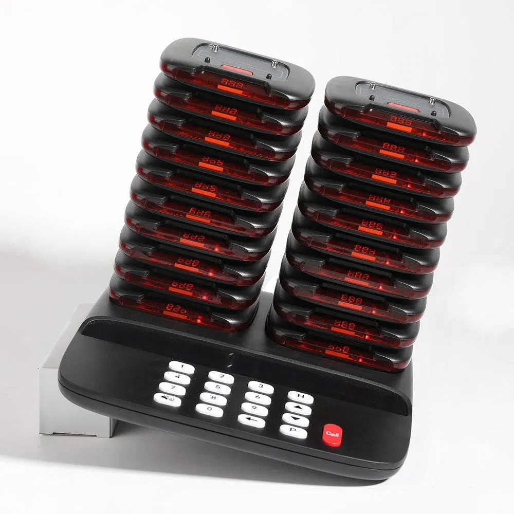 Restaurant Pager System 20 Buzzers Queue System for Coffee Shop Food Truck