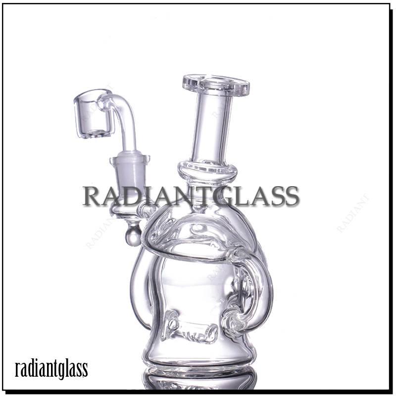 The New Arrival Recycle Mini Glass Water Pipe with Using Tobacco in The Bar Smoking Pipe