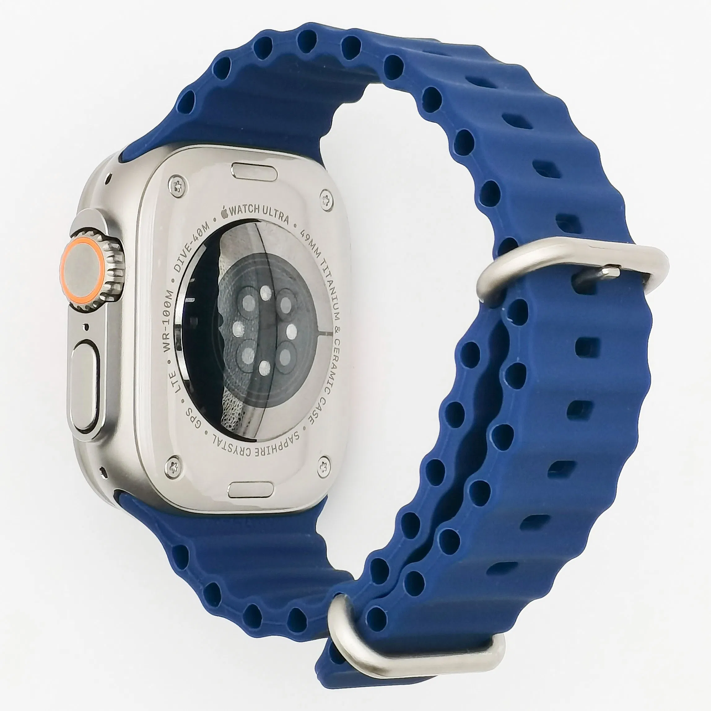 Ocean Band Adjustable Silicone Watch Bands for Apple Watch Ultra for iWatch Series Ultra 8 7 6 5 4 3 2 1 42/44/45/49mm