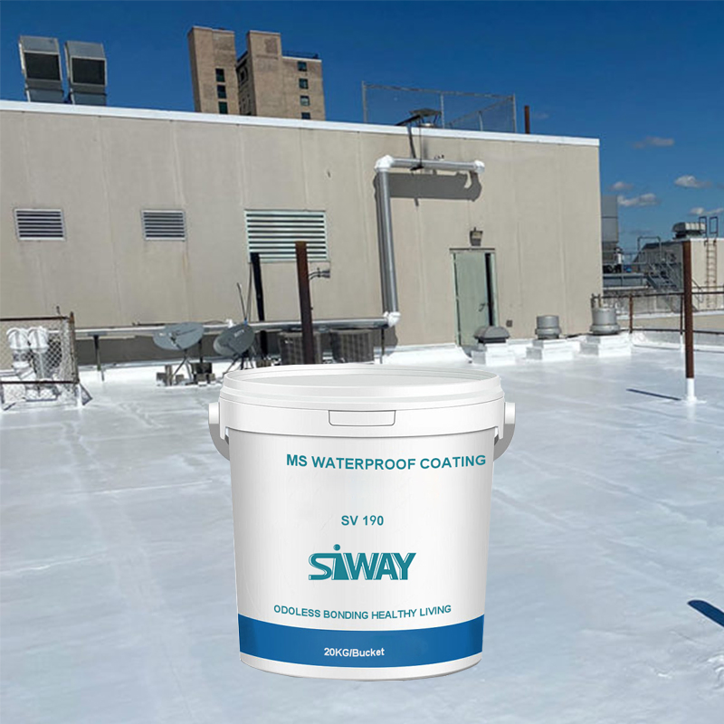 Single Component Roof Gray Modified Silicone Waterproof Paint for Roof Basement Swimming Pool Water Tank Bath
