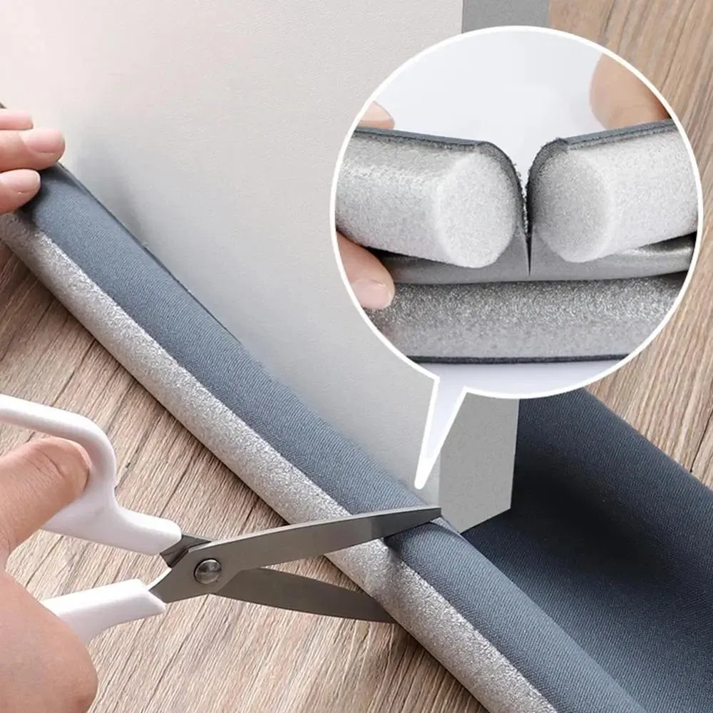 Flexible Weatherproof Door Bottom Sealing Strip Draft Stopper Dust Proof Window Weather Strip