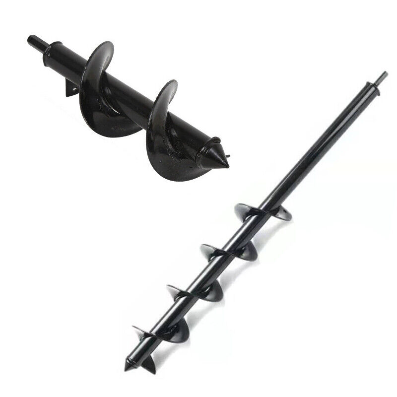 Power Garden Spiral Plant Auger Earth Planter Drill Bit Post Hole Digger Tool