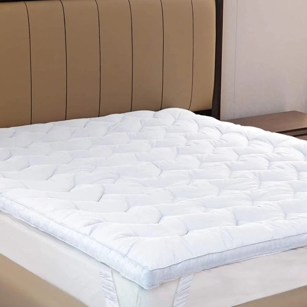 Waterproof Quilted Cal King Size Mattress Pad Cover with Zipper