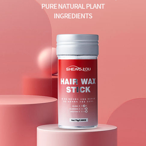 Professional Custom Private Label Good Smell 75g Portable Last 24 Hours Non Greasy Strong Hold Hair Wax Stick for All Hair Types