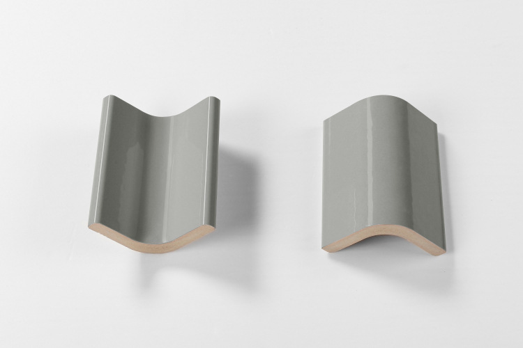 Bullnose Tile Corner Tile for Kitchen Table Bathroom Sink Grey