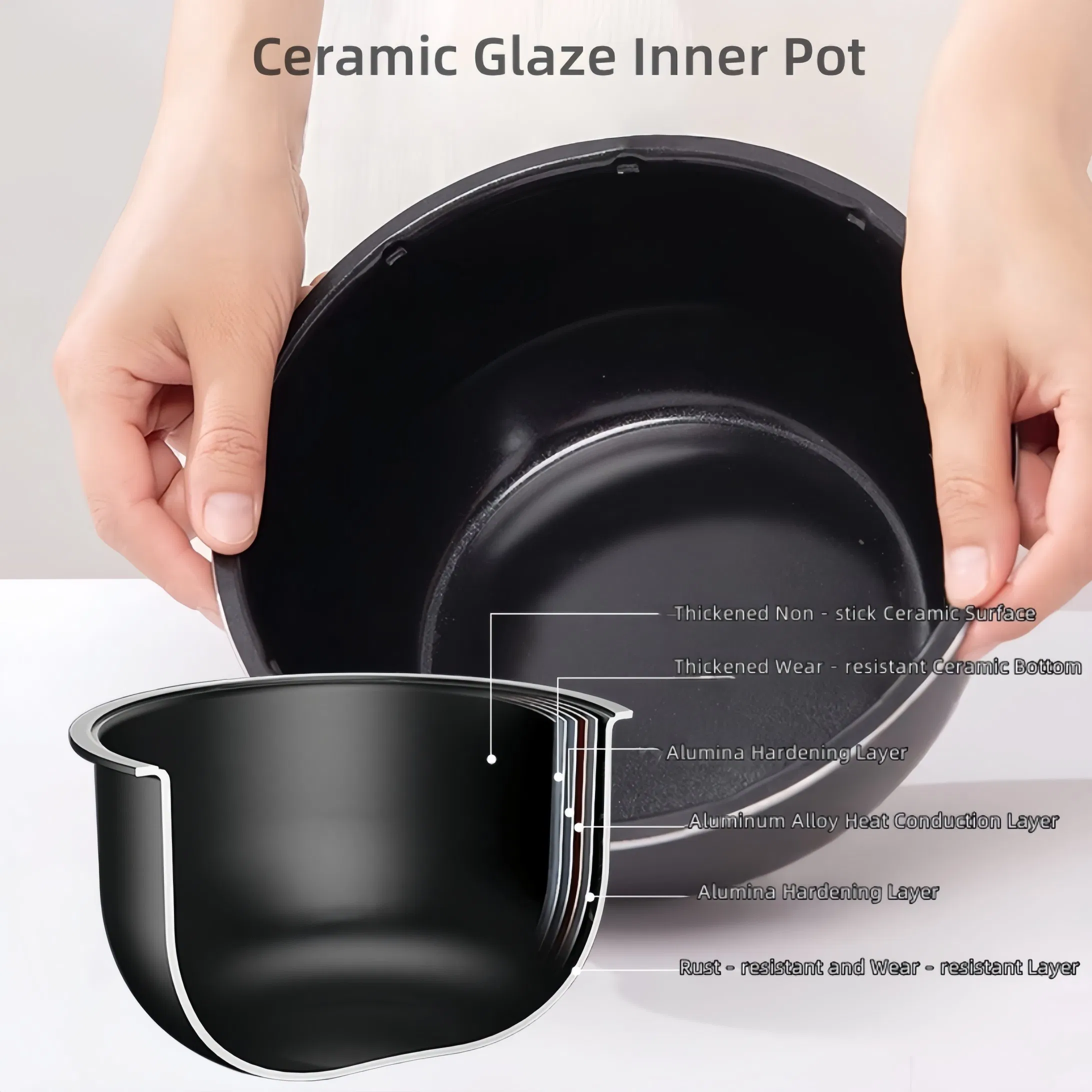 Premium Non-Stick Ceramic Inner Pot for Rice Cooker