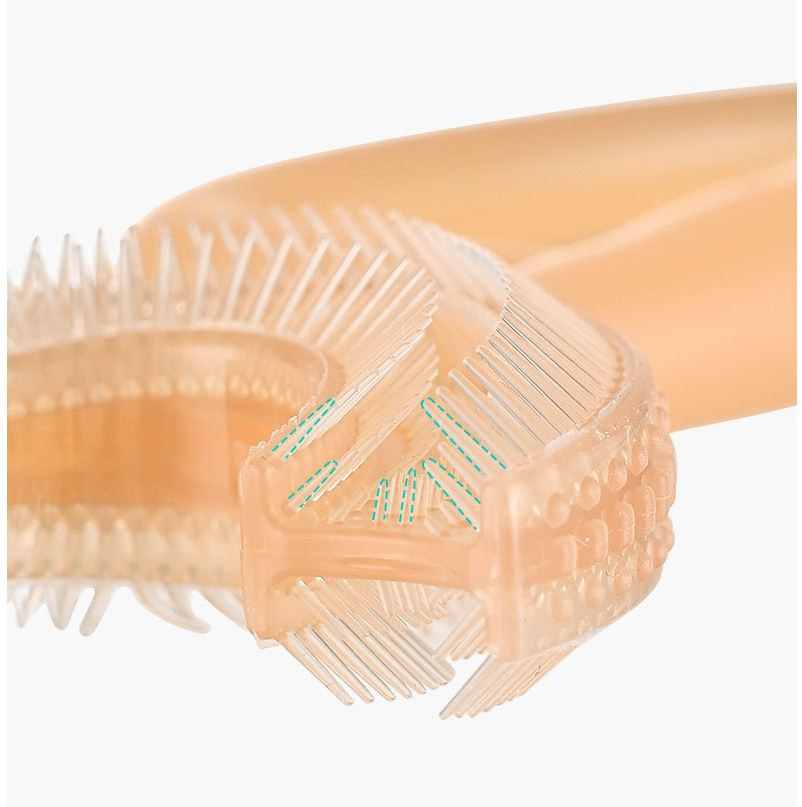 Silicone Baby Toothbrush Traning Kid BPA Free Reusable Brush