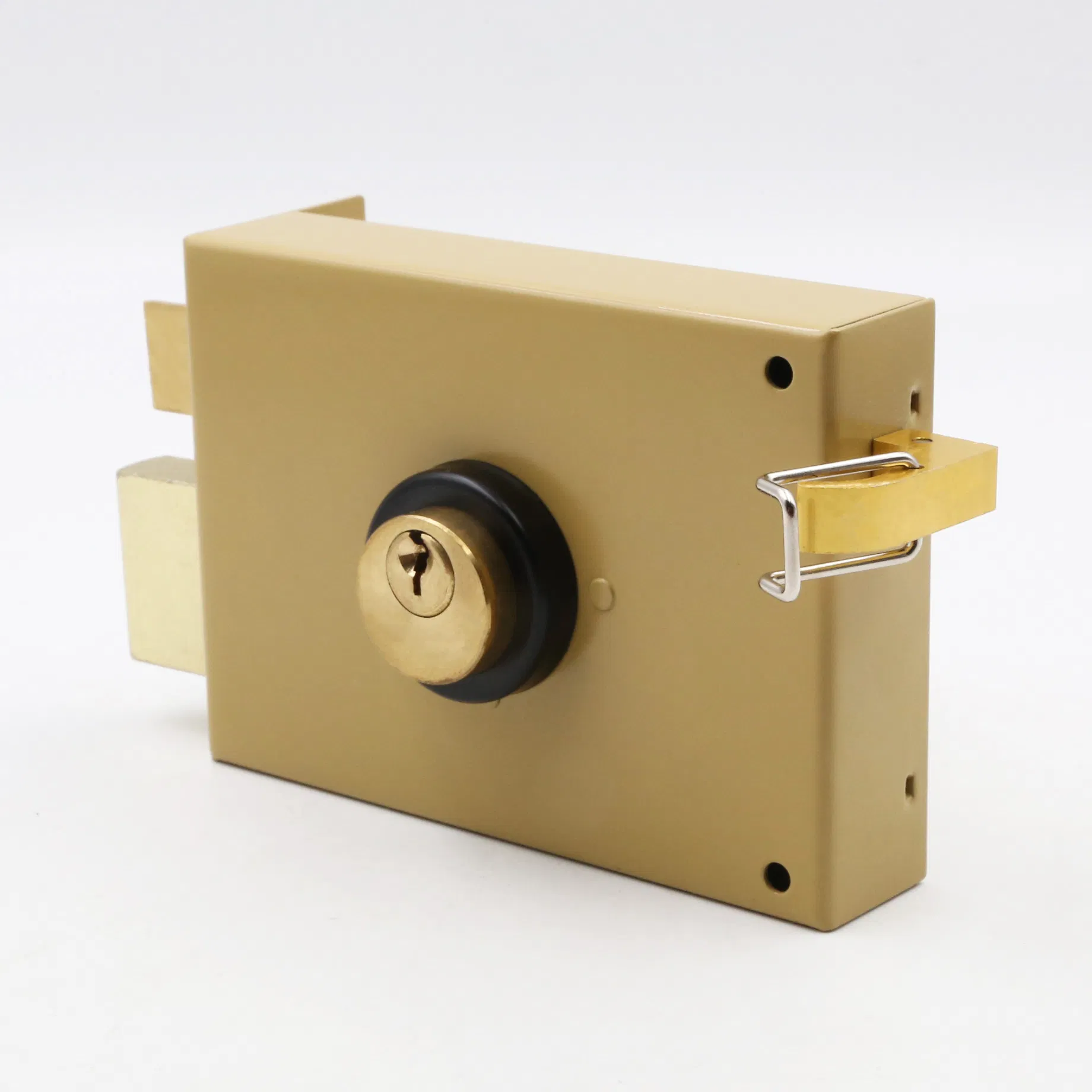 Mortise Latch Brass Cylinder Lock Body Middle East Steel Iron Door Rim Lock