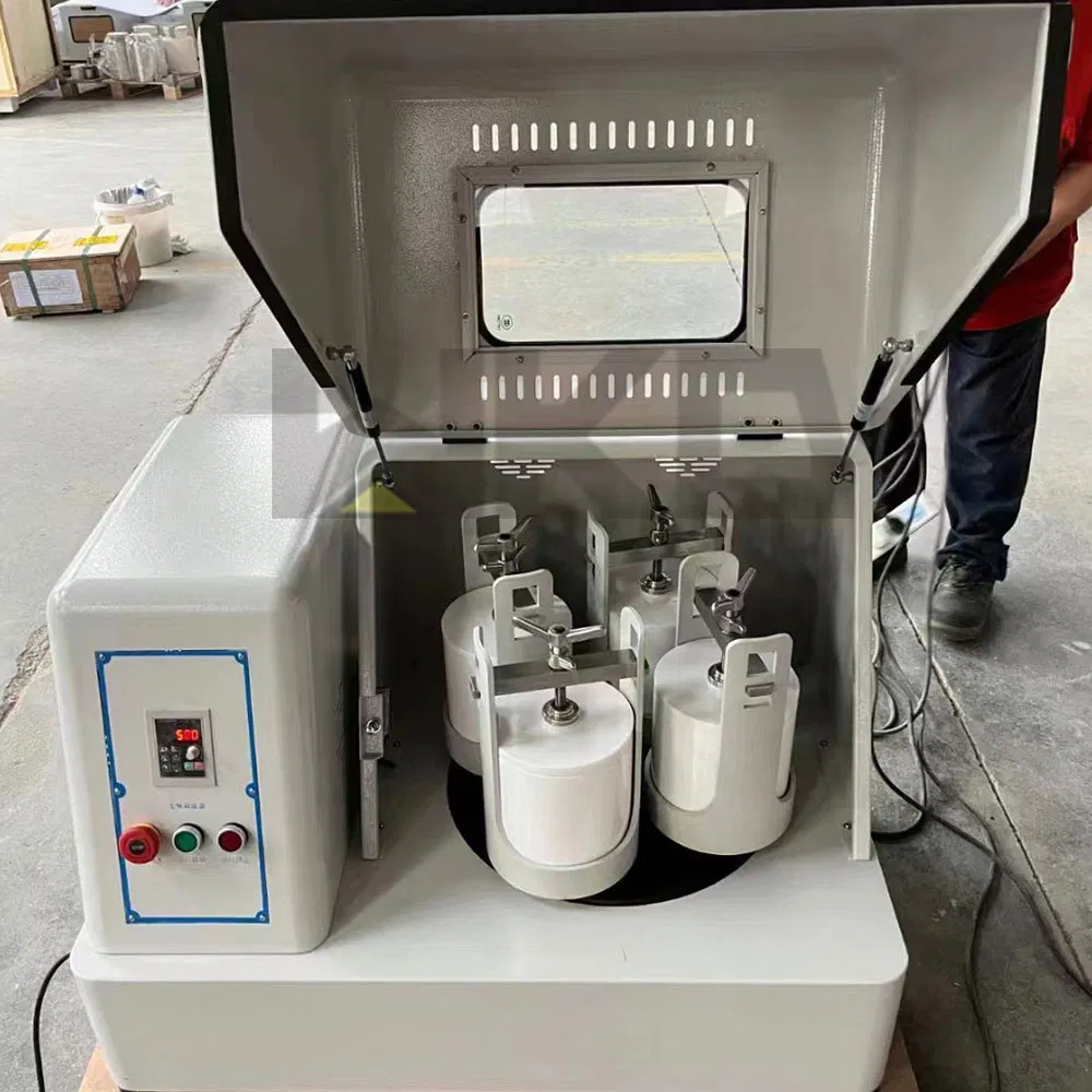 Планетарная мельница XQM-0.4A с циркониевыми стаканами