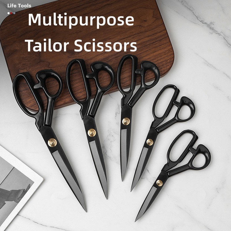 8'' Heavy Duty Scissors, Tailor Scissors, Fabric Scissors/Shears, Sewing Scissors/Shears, Tailoring Scissors for Cutting Cloth, Clothes and Leather