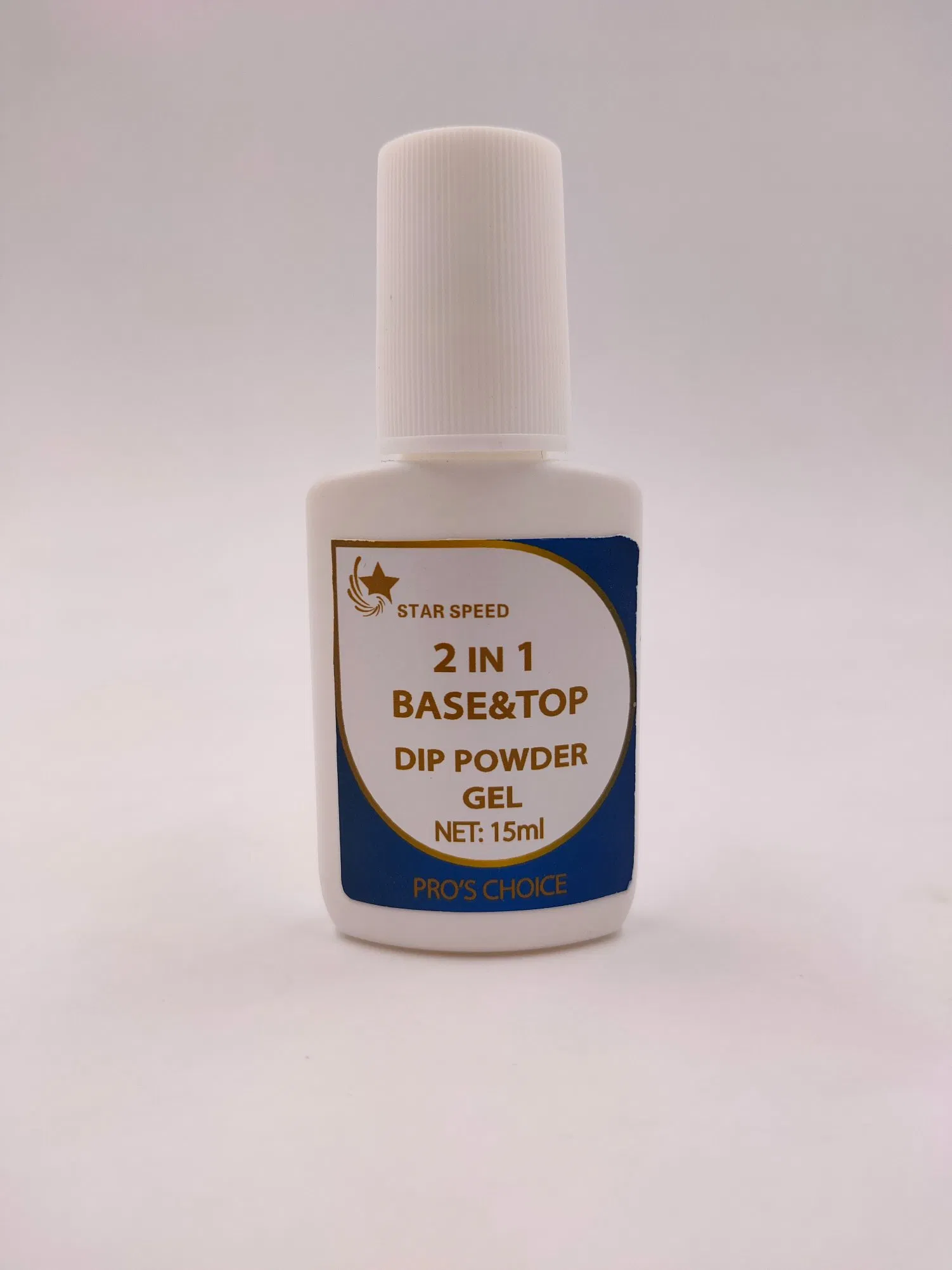 Star Speed Manufacturer Provides Straightly Acrylic Nail Glue Dipping Powder System Liquid Nail Glue Base Coat Top Coat 2 in 1