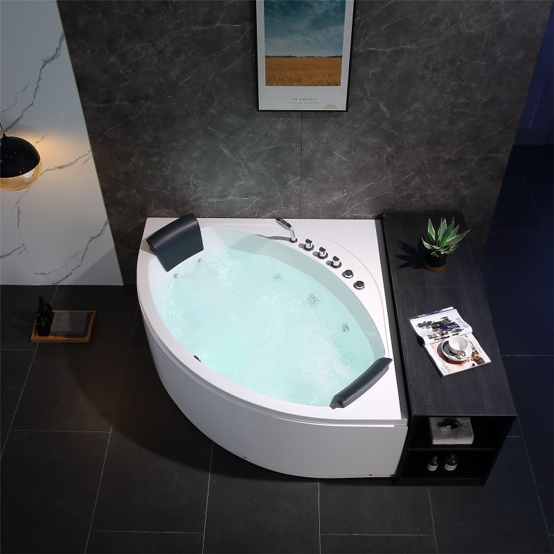 Угловая акриловая ванна SPA с гидромассажем
