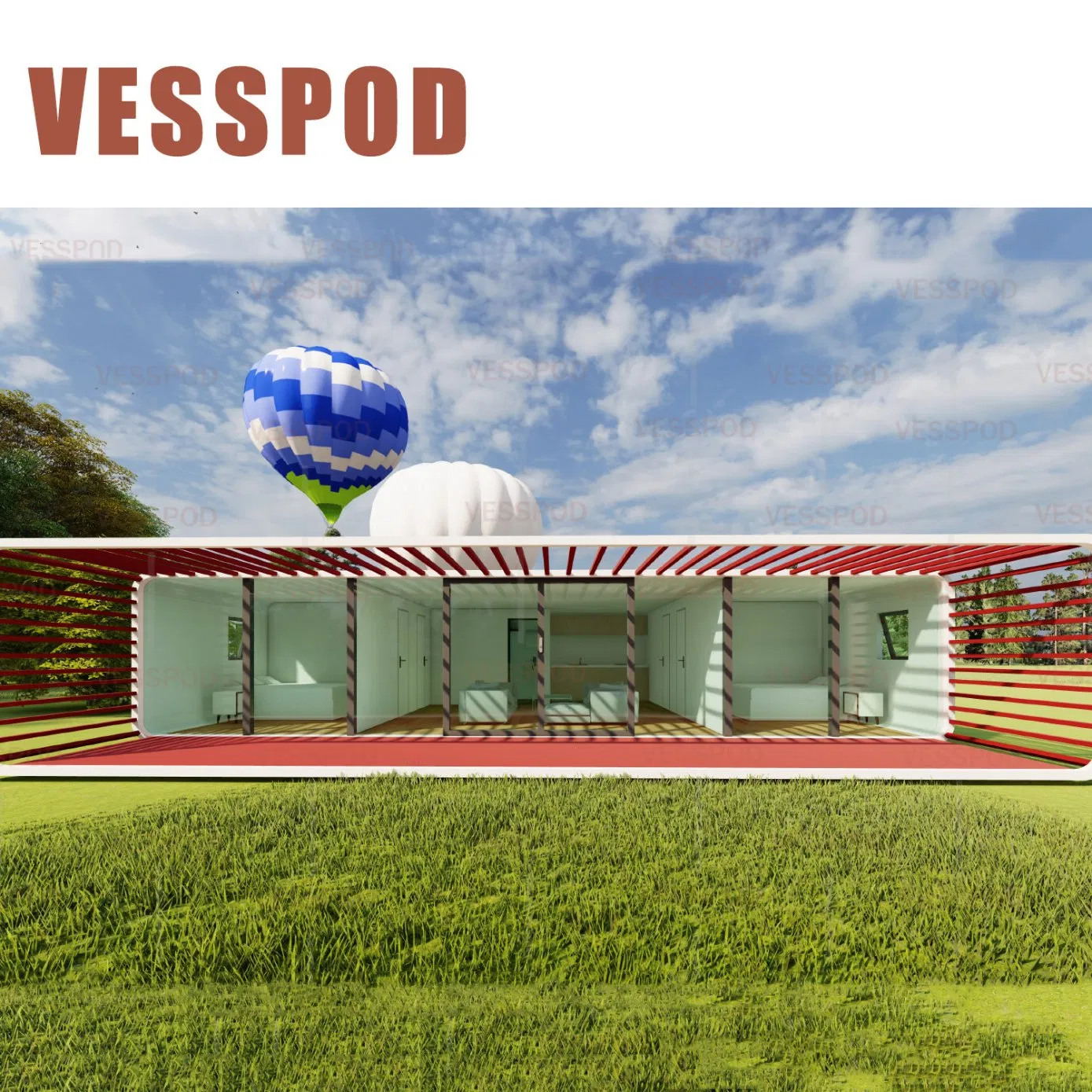 Construction Real Estate Mini Modular Homes Portable Togo Convenient Shop