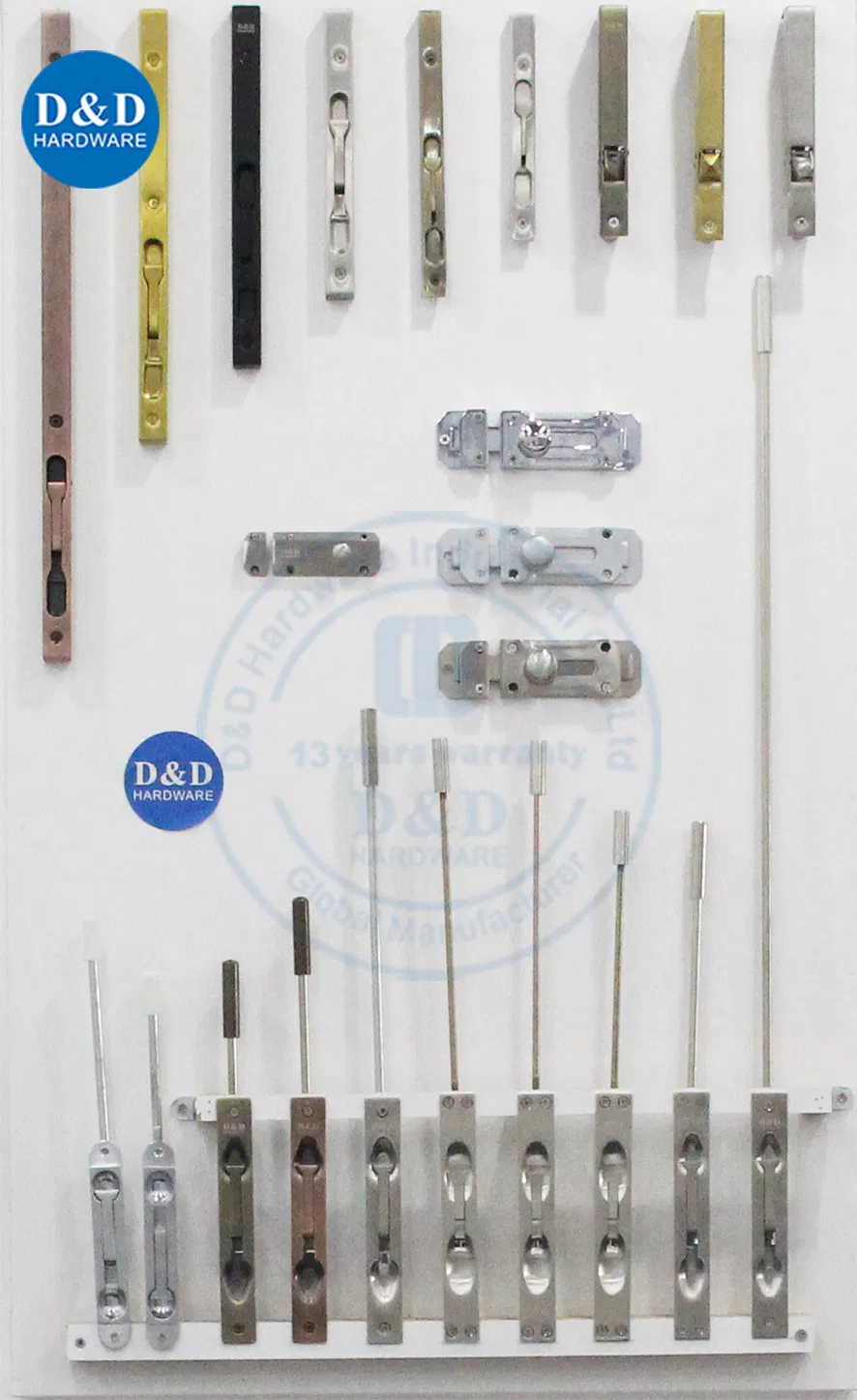 Stainless Steel Hardware Lever Action Door Bolt for Metal Door