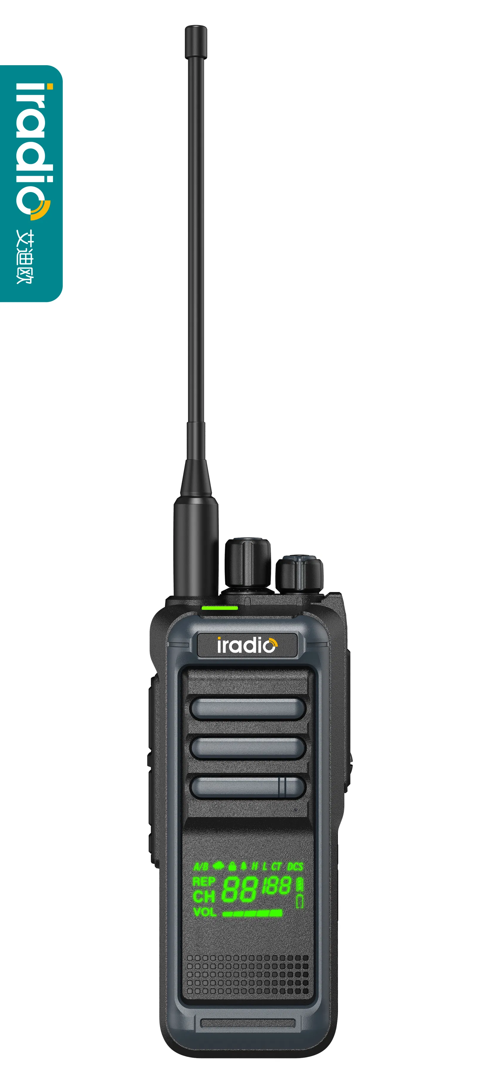 Versatile Handheld Two Way Radio with Type-C Charger and Monitor