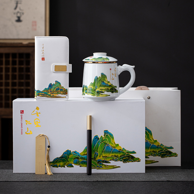 Hot Selling Creative High-End Gift Set Porcelain Cup