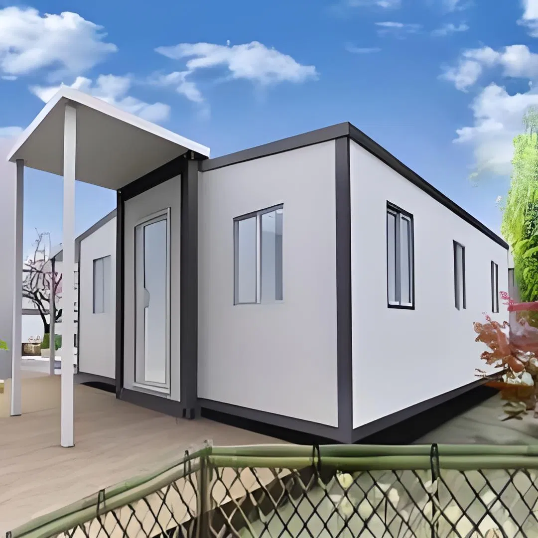 Easy Folding 40FT 20 FT Prefab Container Expandable House Light Steel Folding Prefabricated Home Villa with Bathroom Kitchen