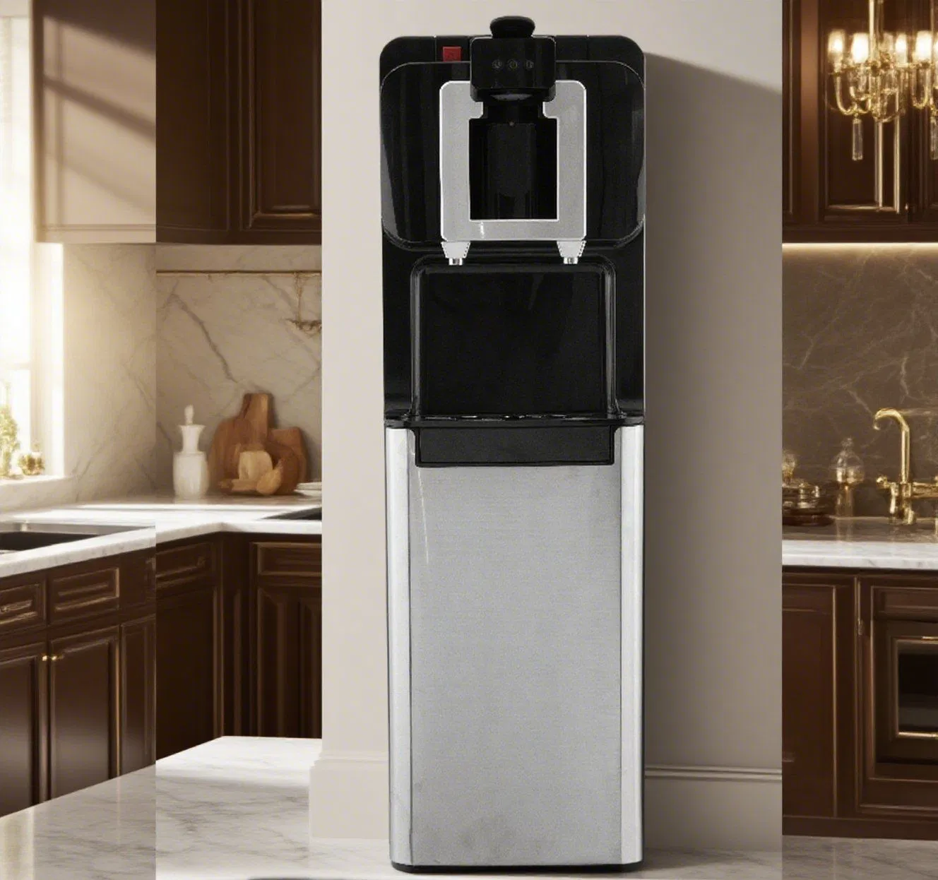 Kitchen Electronics Water Filter Dispenser with Espresso Coffee Maker Machine
