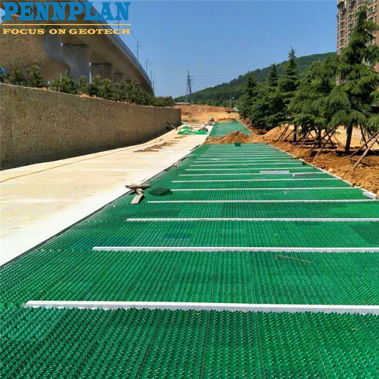 Greening Driveway Grid Paver Plastic Honeycomb Core Grid High Intensity Fire Lanes Grid