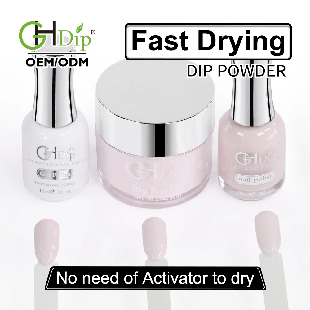 Perfect Color Match 3 in 1 Set Fast Drying Dipping Powder Match Gel and Lacquer