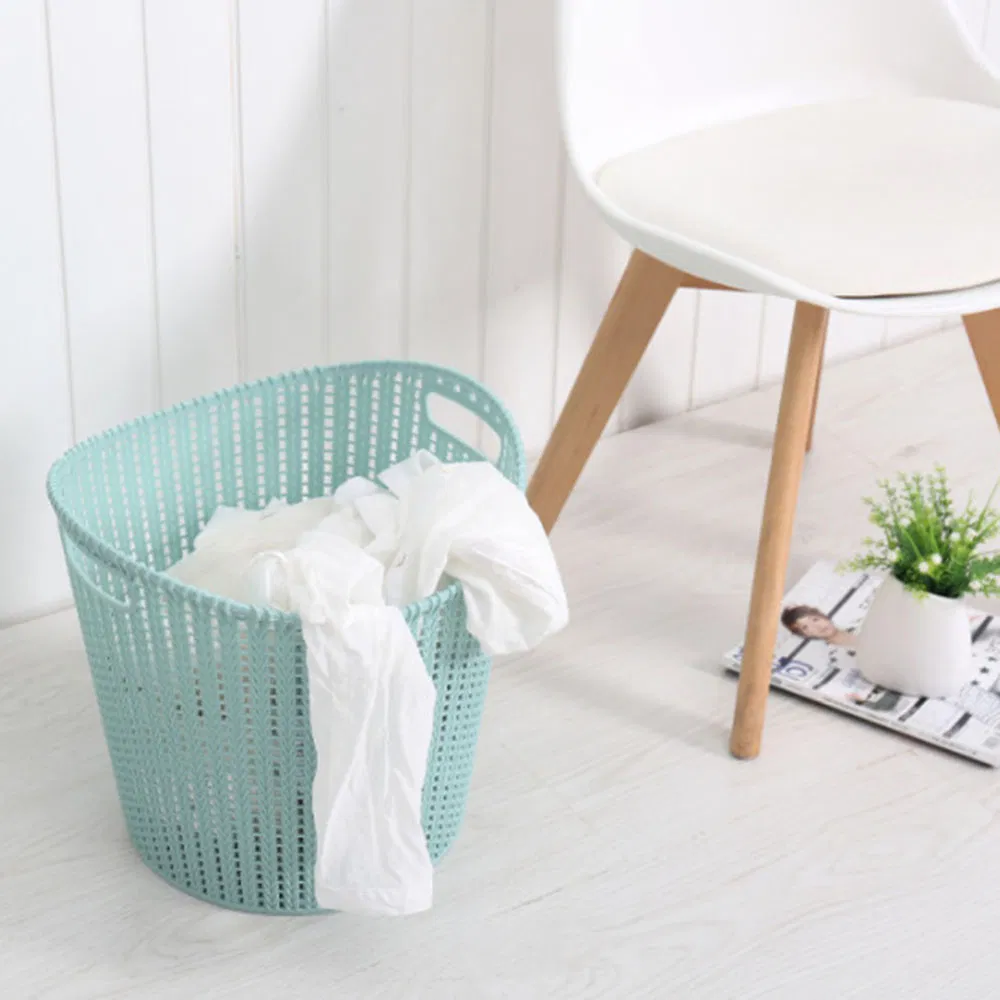Cross Border Stackable Living Bins Handled Containers Space Saving Storage Laundry Baskets