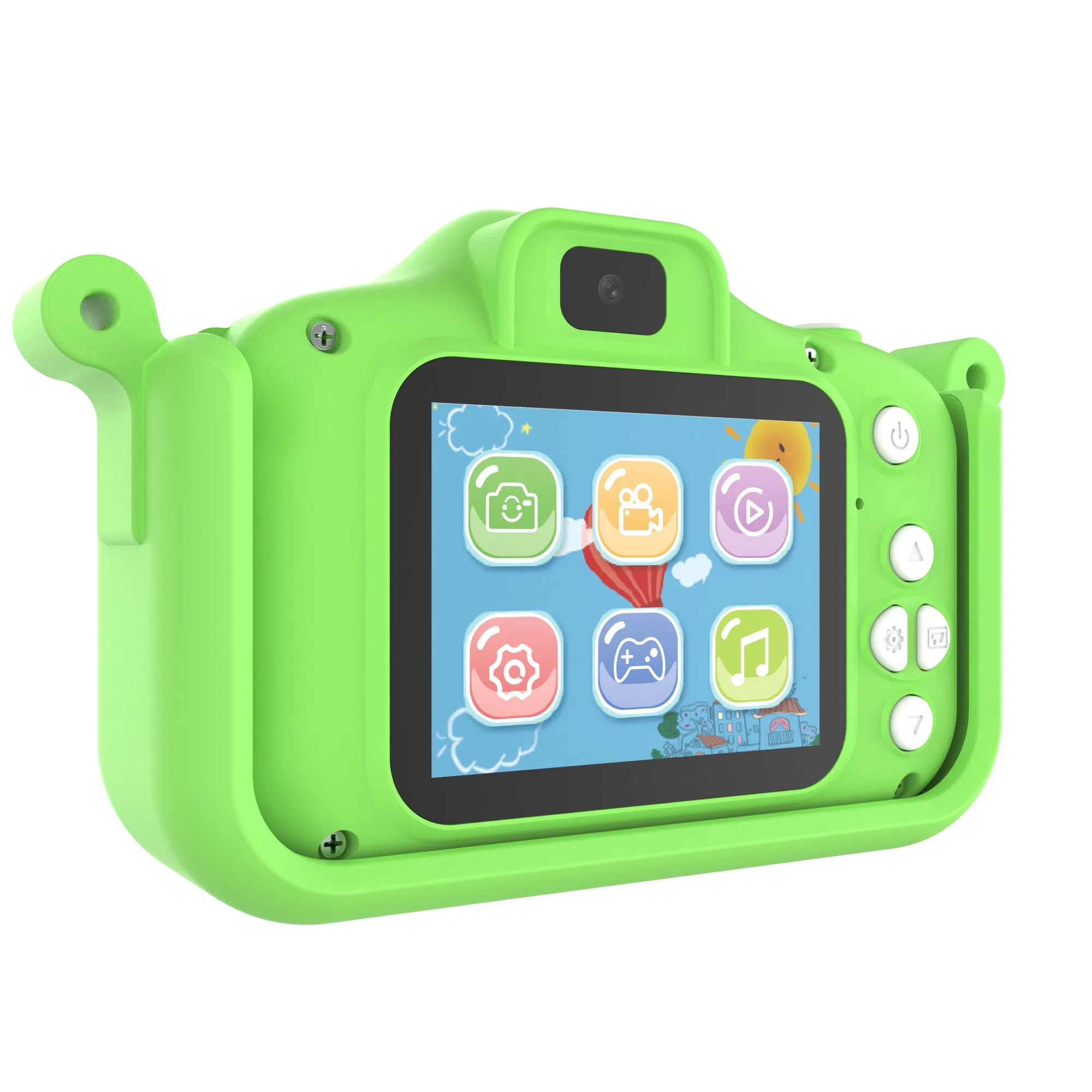 Dudu Blue Kids Cameras with Dual Camera and HD Display Cartoon Theme and Fun Built-in Games