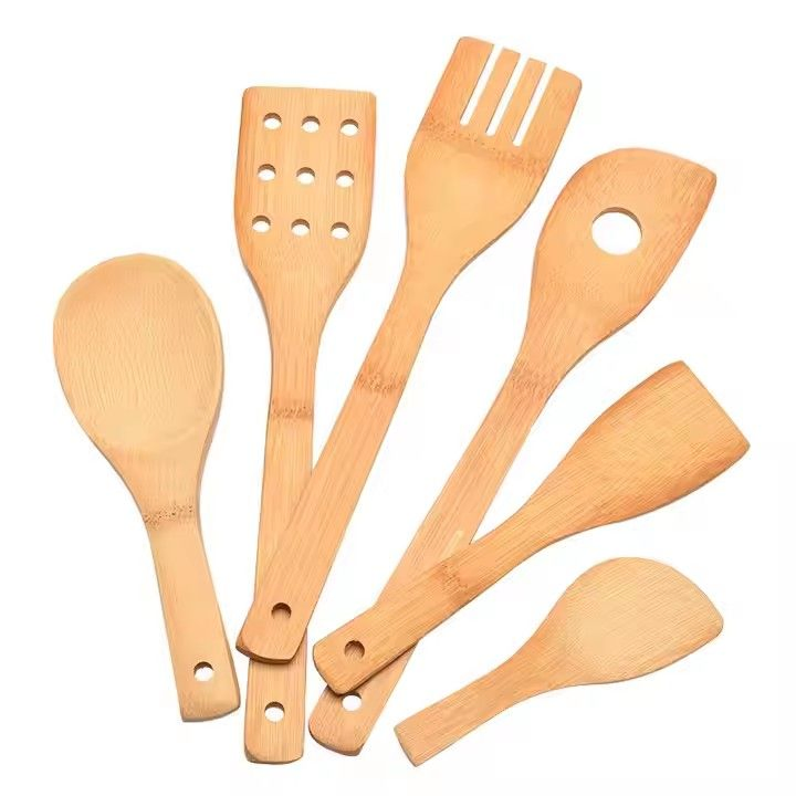 Bamboo Spoons for Cooking and Bamboo Measuring Spoons and Ladles