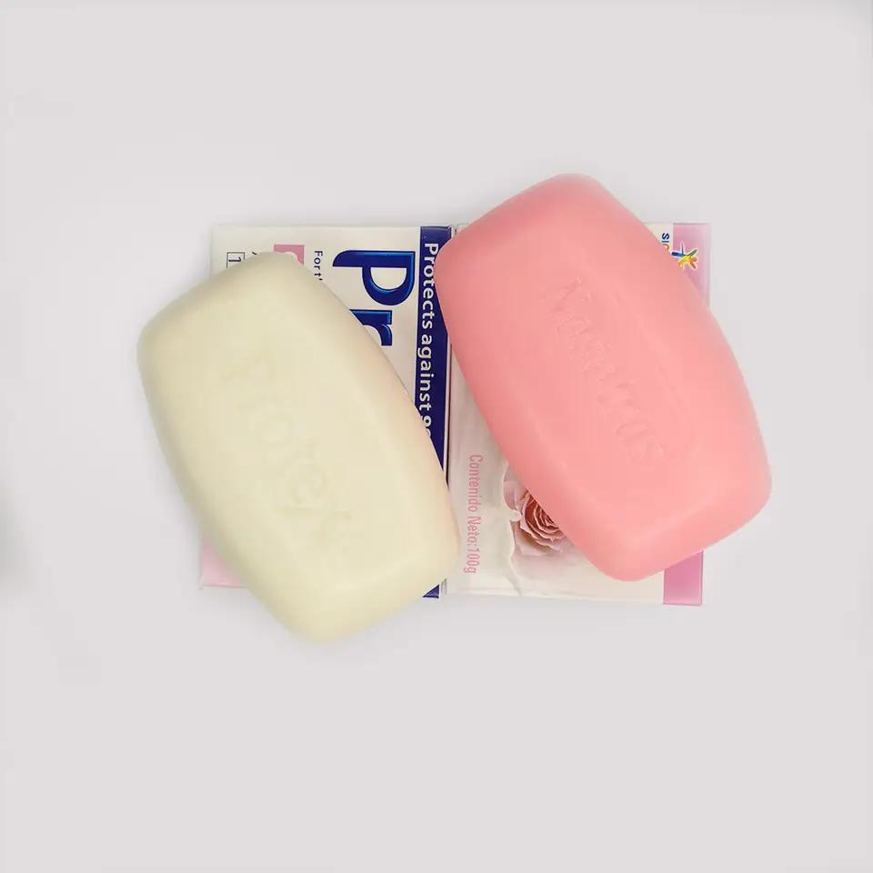 Customized Brand Free Design 80g 100g 150g Beauty Soap Bar Soap /Bath Soap for Women's Body/Hand/Face