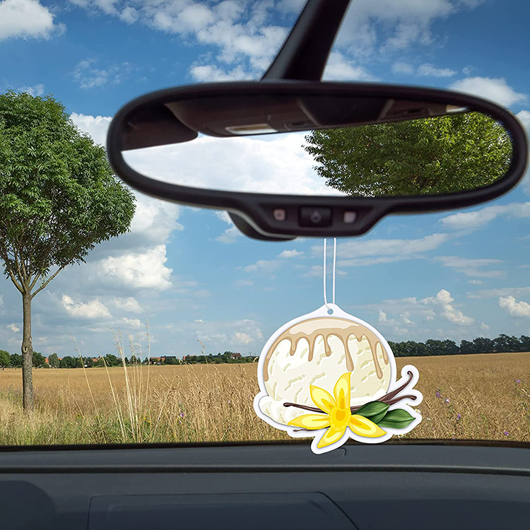 Factory Price Long Lasting Accept Logo Printed Custom Cartoon Girl OEM Air Freshener for Car