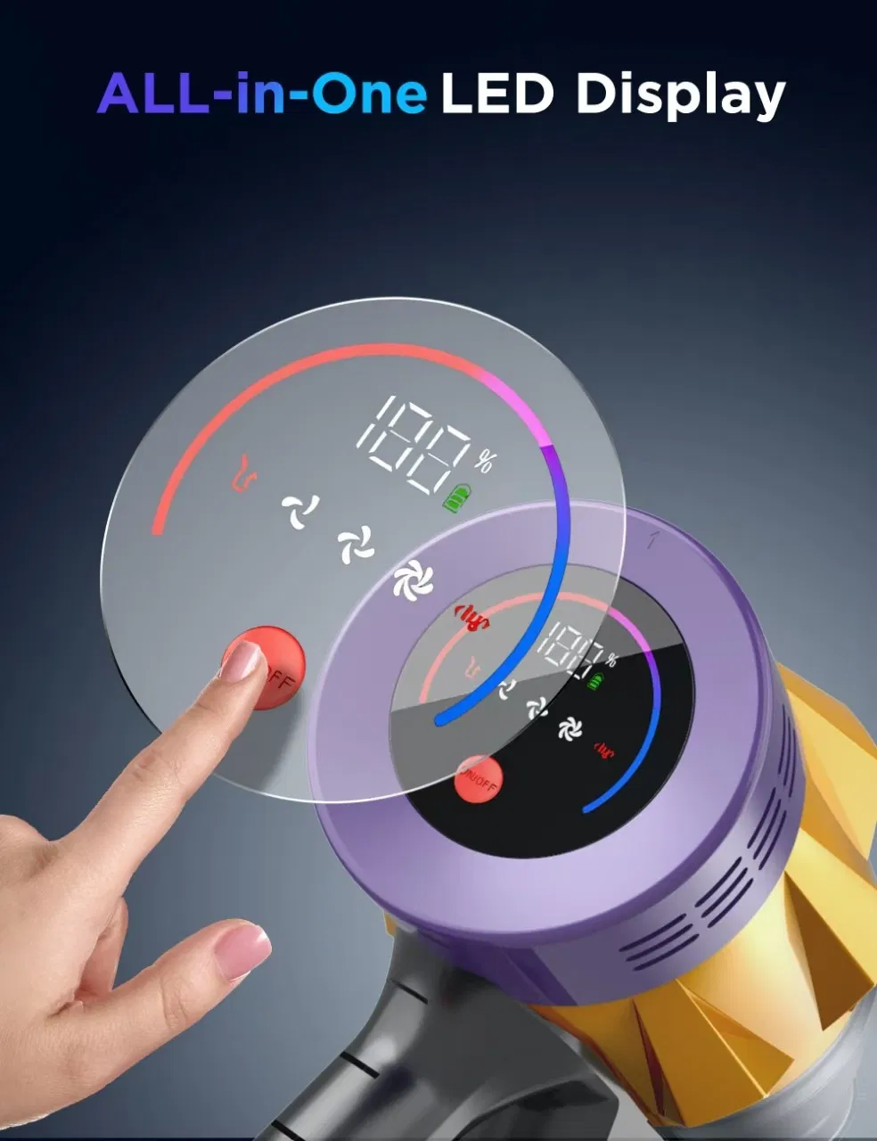 550W High Power Telescopic Tube Handheld Vacuum Cleaner Household Stick Vacuums Cleaner Strong Suction Cordless Vacuum Cleaner