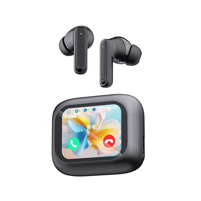Smart LED Touch Screen Bluetooth Earbuds A9PRO Wireless Tws Bluetooth 5.4 Anc+Enc Noise Cancelling in-Earin-Ear Headset with HiFi Sound