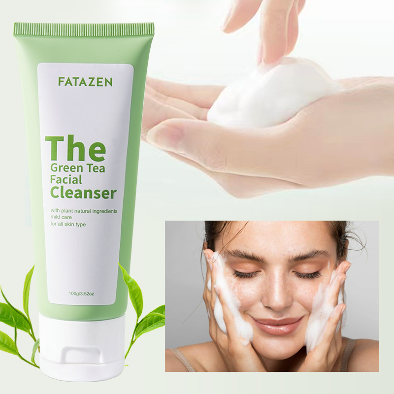 Anti Acne Treatment Green Tea Foaming Face Wash Beauty Skincare Deep Cleansing Gel Mousse Facial Cleanser