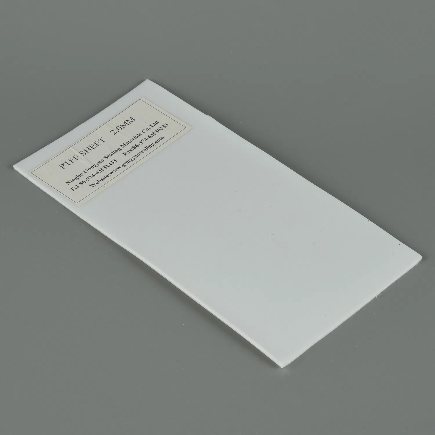 100% Pure PTFE Tube Sheet and Rod