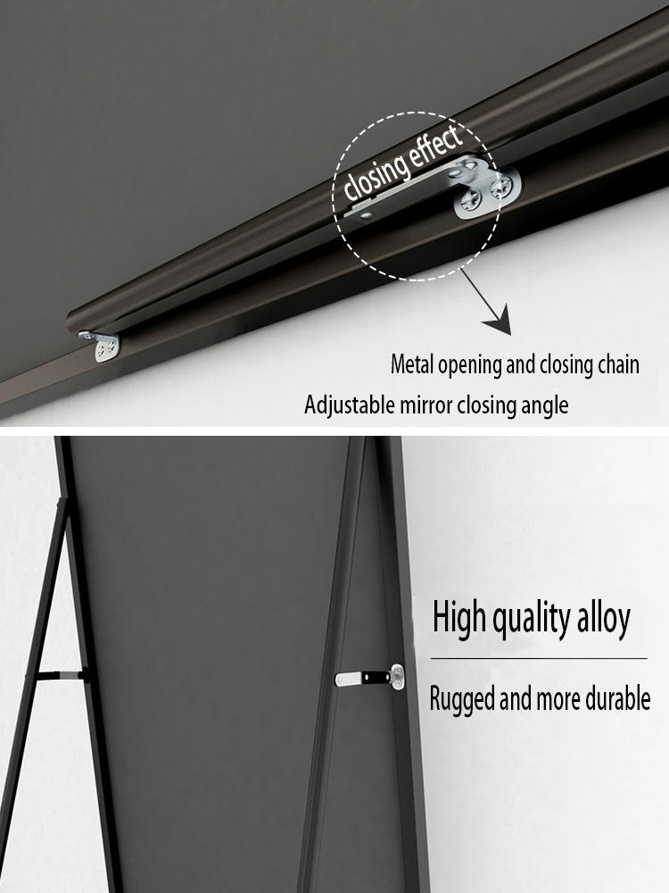 Wholesale Full-Length Mirror Home Standing Floor Mirror Living Room Self-Adhesive Wal Hanging Dressingmirror.