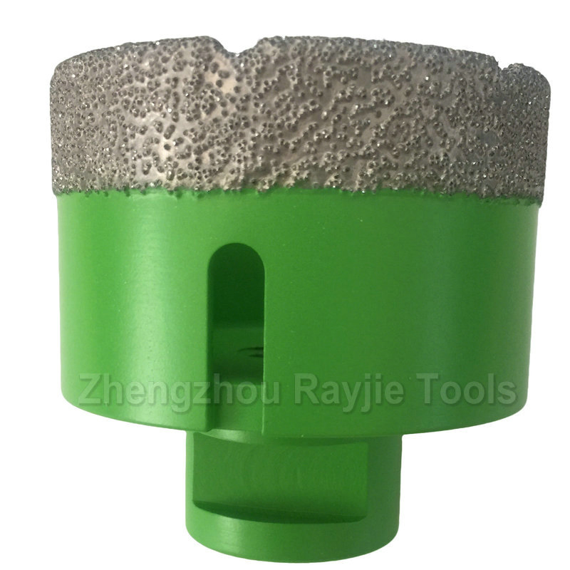 20mm 25mm 32mm 35mm 40mm 50mm 60mm 68mm M14 Vacuum Brazed Dry Diamond Core Drill Bits Set for Tiles