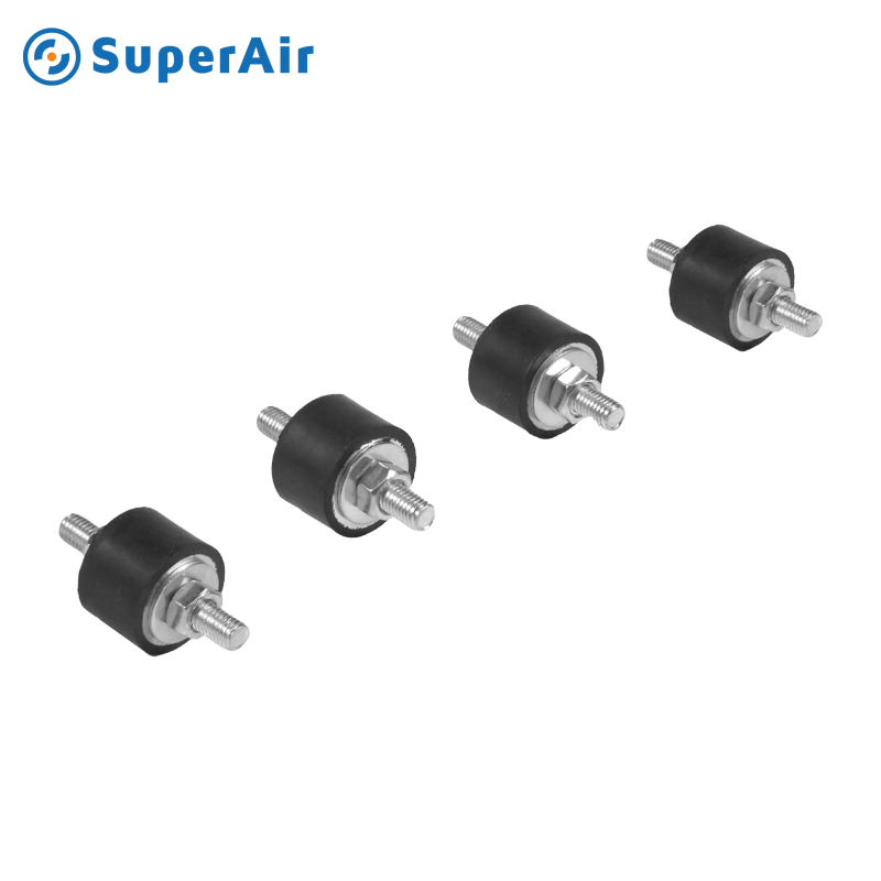 HVAC Ventilation Rubber Air Conditioner Bracket Air Conditioning Shock Absorber Feet Air Conditioning Outdoor Unit Shock Absorption