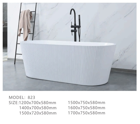 Акриловая ванна Aquaspa 822 с гидромассажем